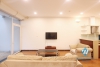 Lakeside serviced apartment with large yard for rent in Tay Ho, Ha Noi