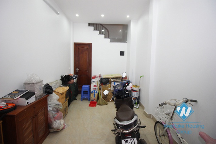 Good quality house with natural wooden furniture for rent in Ba Dinh