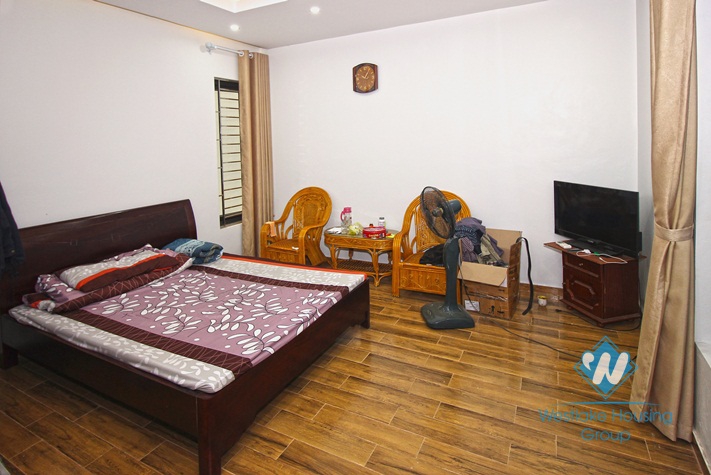 Good quality house with natural wooden furniture for rent in Ba Dinh