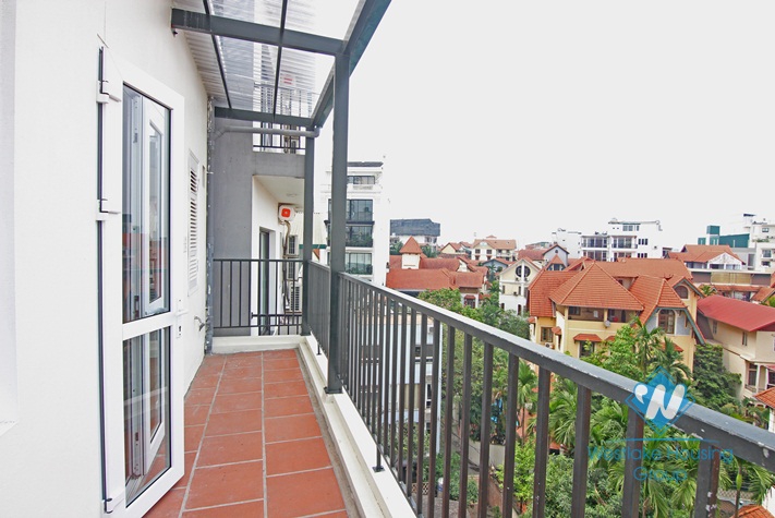High floor nice terrace apartment for rent on To Ngoc Van, Tay Ho