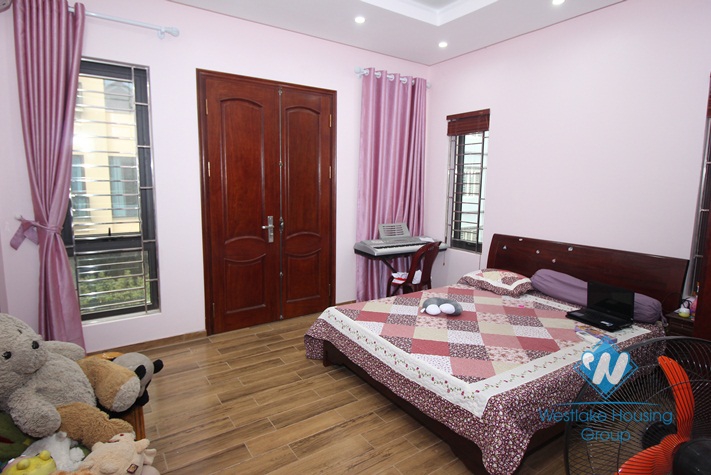 Good quality house with natural wooden furniture for rent in Ba Dinh