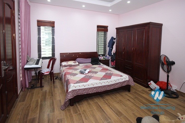 Good quality house with natural wooden furniture for rent in Ba Dinh