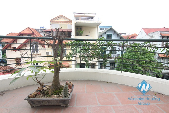 Nice balcony studio-apartment for rent on To Ngoc Van, Tay Ho