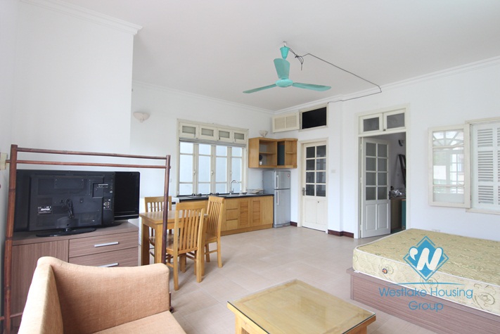 Nice balcony studio-apartment for rent on To Ngoc Van, Tay Ho