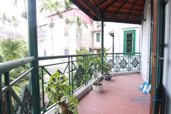 Charming house for rent in Tay Ho with garden yard and swimming pool, available now