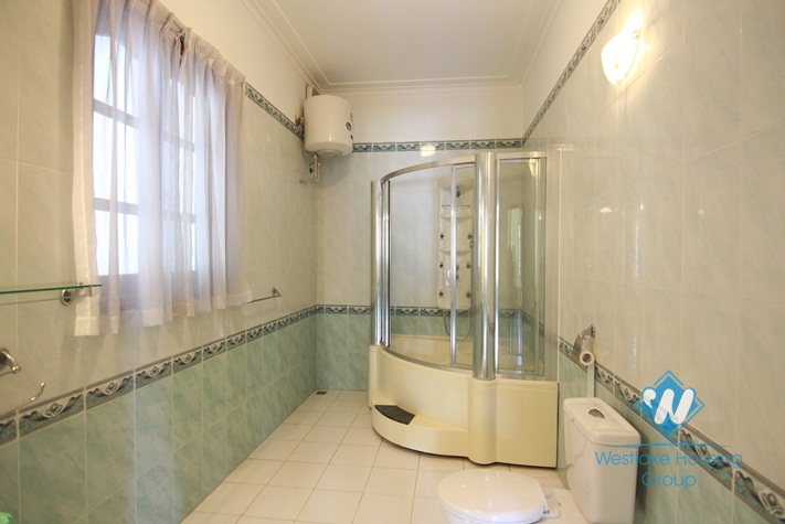 Charming house for rent in Tay Ho with garden yard and swimming pool, available now