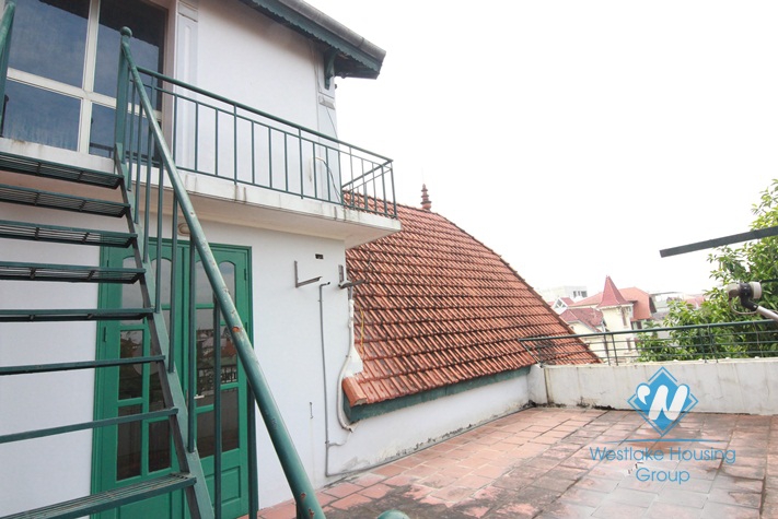 Charming house for rent in Tay Ho with garden yard and swimming pool, available now