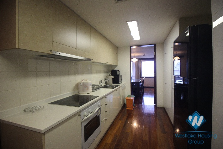 Spacious Japanese style serviced apartment for rent in Hoan Kiem, Hanoi