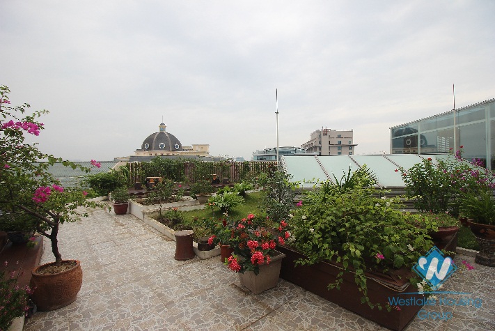 Spacious Japanese style serviced apartment for rent in Hoan Kiem, Hanoi