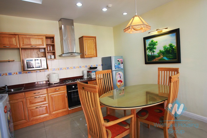 01 bedroom serviced aparment for rent in Kim Ma St, Ba Dinh, Ha Noi