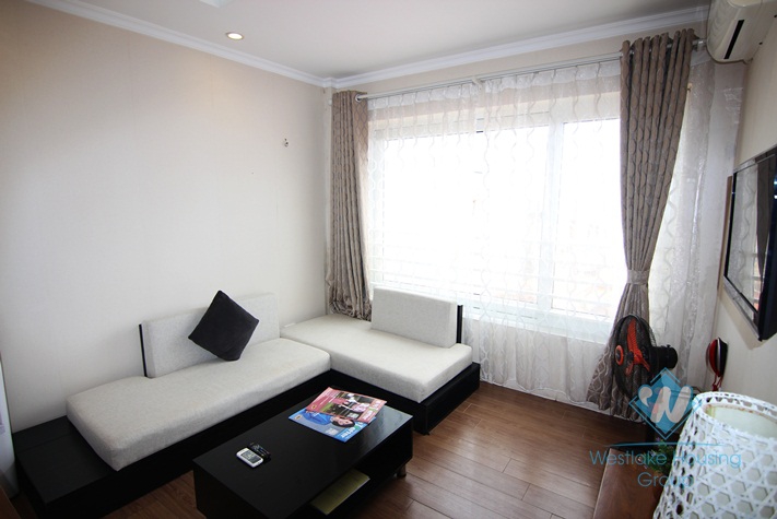 Elegant apartment with large window for rent in Ba Dinh, Ha Noi