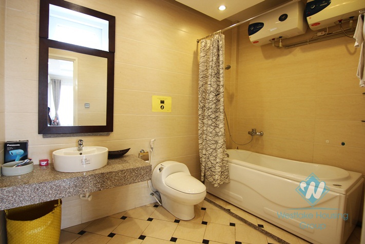 Elegant apartment with large window for rent in Ba Dinh, Ha Noi