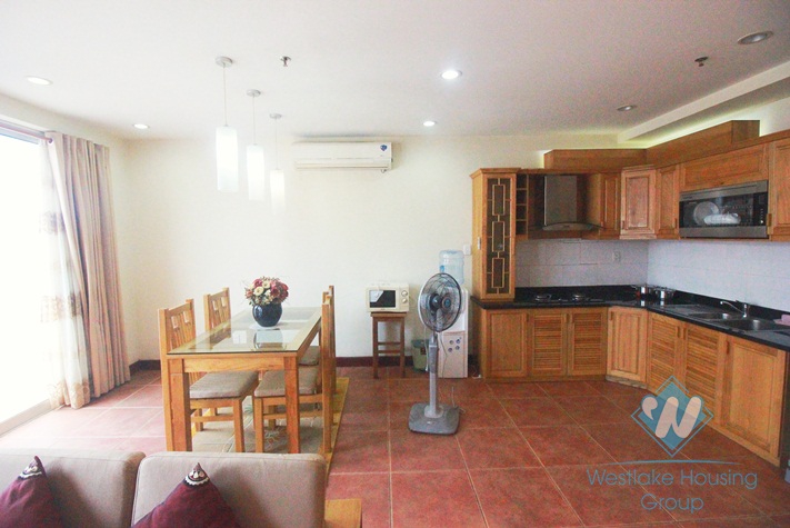 Spacious apartment for rent in Kim Ma, Ba Dinh, Hanoi