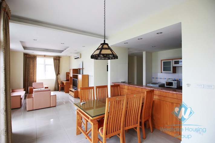 Bright and high quality apartment for rent in Kim Ma St, Ba Dinh, Hanoi.