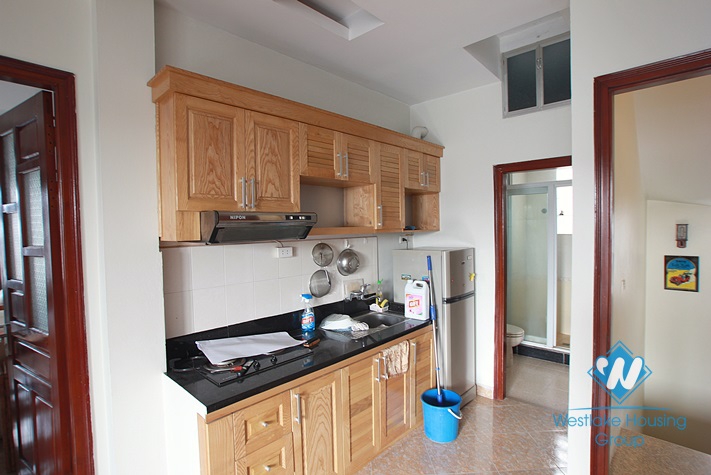One bedroom apartment available  for rent in Nghi Tam Village, Tay Ho, Ha Noi