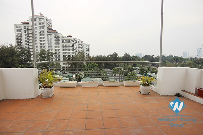 Nice 02 bedrooms apartment with large balcony for rent in Dang Thai Mai area, Tay Ho, Ha Noi