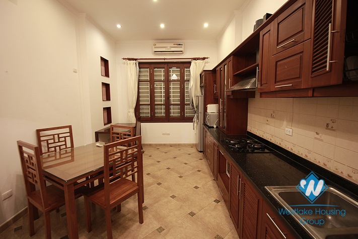 Morden and beautiful serviced apartment for rent in Truc Bach area, Ba Dinh, Ha Noi