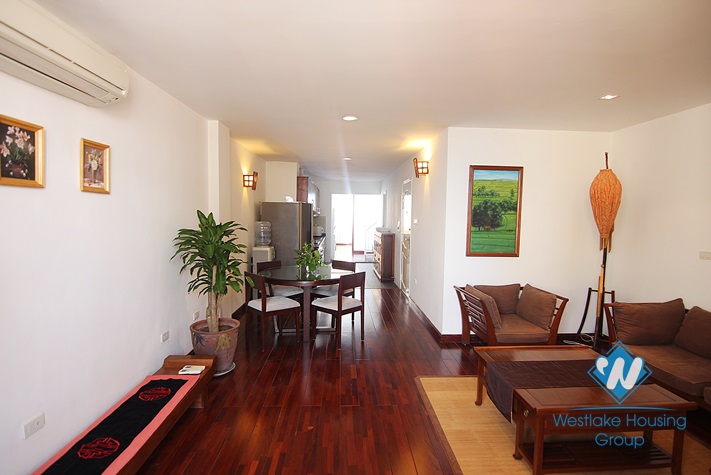 Duplex apartment rental with beautiful lakeview balcony in Truc Bach, Ba Dinh