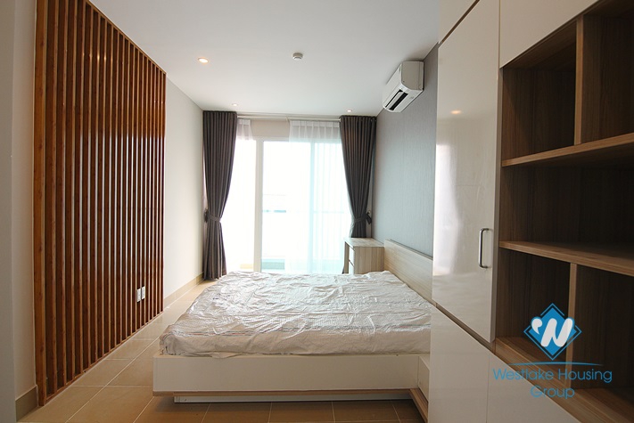 Lovely high floor apartment with nice view for rent in Tay Ho