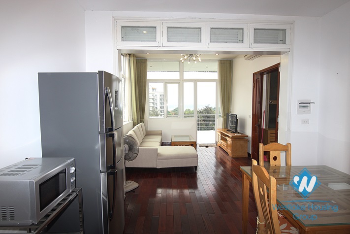 High floor, 02 bedrooms apartment for rent in Dang Thai Mai Tay Ho, Ha Noi