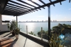 Penthouse apartment with 2 bedrooms, lake view for rent in Tay Ho