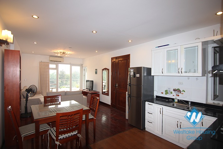 Nice 02 bedrooms apartment with large balcony for rent in Dang Thai Mai area, Tay Ho, Ha Noi