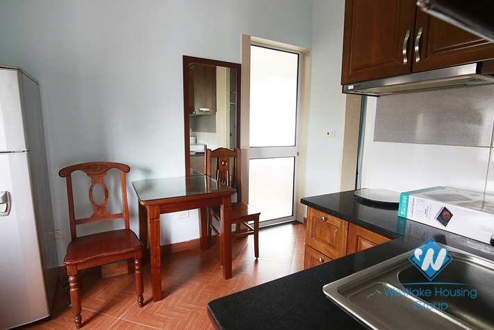 One bedroom for rent on the 10th floor, big terrace in Dong Da District 