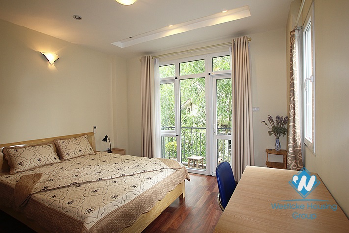 Nice 02 bedroom apartment for lease on Dang Thai Mai street, Tay Ho district, Hanoi