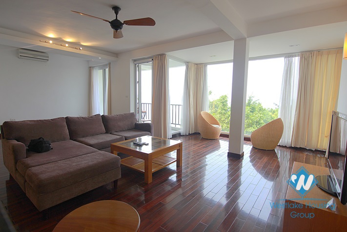 Modern lake view apartment for rent on Quang Khanh, Tay Ho, Hanoi