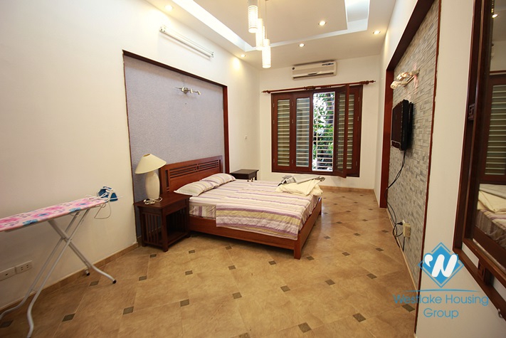 Morden and beautiful serviced apartment for rent in Truc Bach area, Ba Dinh, Ha Noi