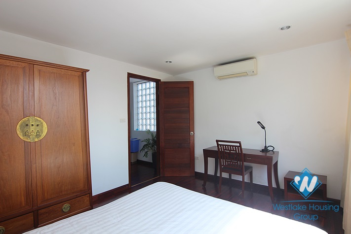 Duplex apartment rental with beautiful lakeview balcony in Truc Bach, Ba Dinh