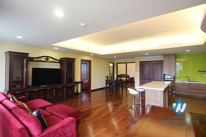 Large 02 bedrooms apartment for rent Xuan Dieu st, Tay Ho district.