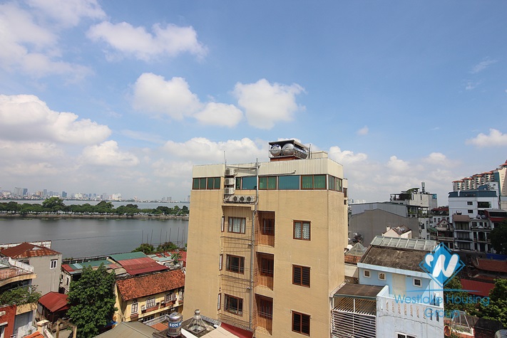 Duplex apartment rental with beautiful lakeview balcony in Truc Bach, Ba Dinh
