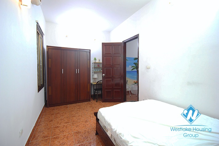 House with large terrace available for rent near lake side, Tay ho district, Hanoi.