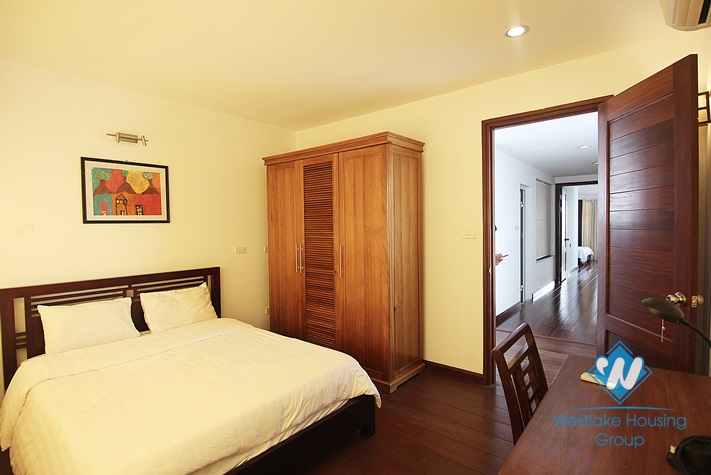 Duplex apartment rental with beautiful lakeview balcony in Truc Bach, Ba Dinh