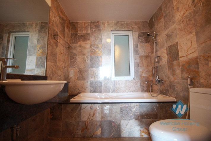 High floor apartment with nice opened view and 2 bedroom for rent in Truc Bach area, Ba Dinh, hanoi, Vietnam