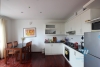 Spacious apartment with large balcony for rent in Truc Bach area, Ba Dinh ,Hanoi