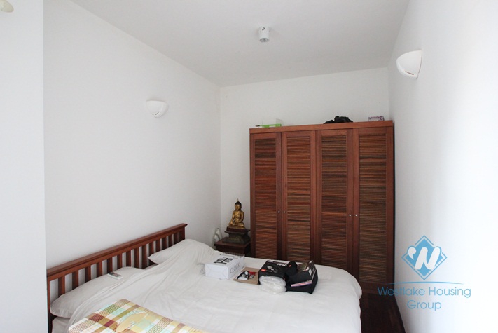 Spacious apartment with large balcony for rent in Truc Bach area, Ba Dinh ,Hanoi