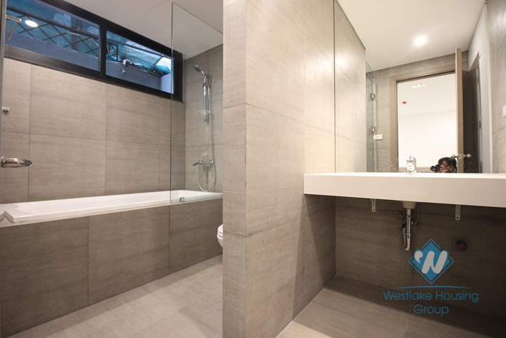 Modern ground floor studio for rent in Tay Ho Hanoi