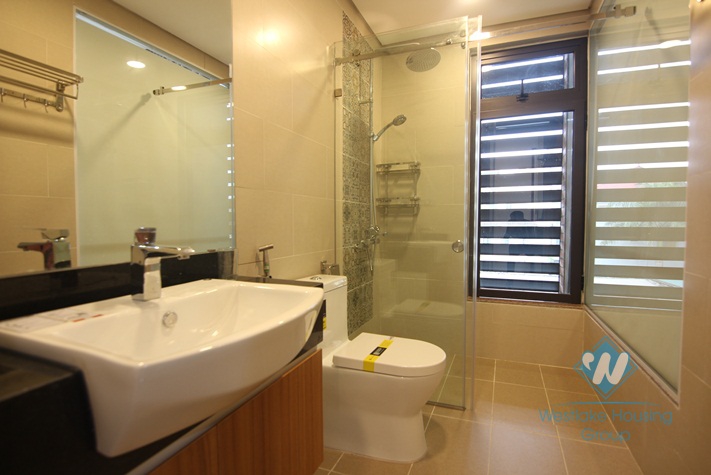 Modern studio apartment with balcony for rent in Tay Ho district 