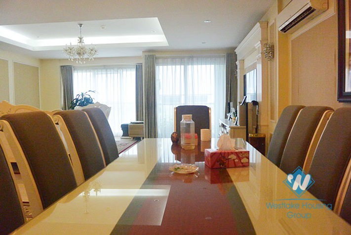 Luxurious apartment for rent in Ciputra, Tay Ho, Hanoi.