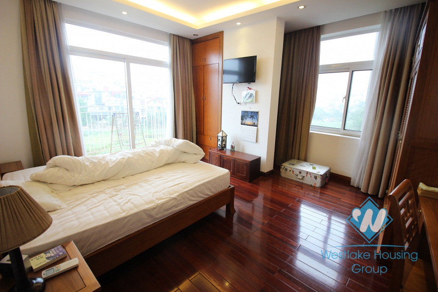 Lovely apartment with green open view for rent in Tay Ho