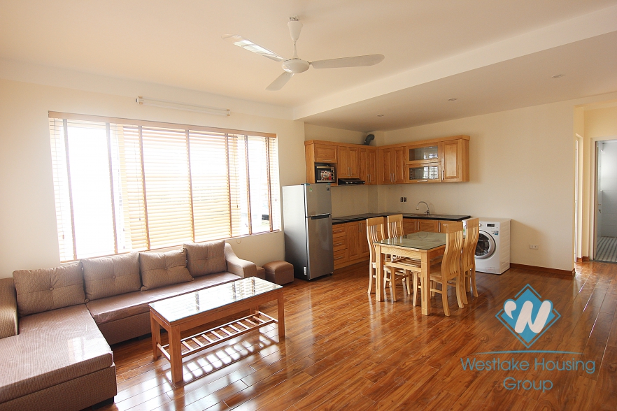 Single apartment with lots of space and light available for rent in Tay Ho