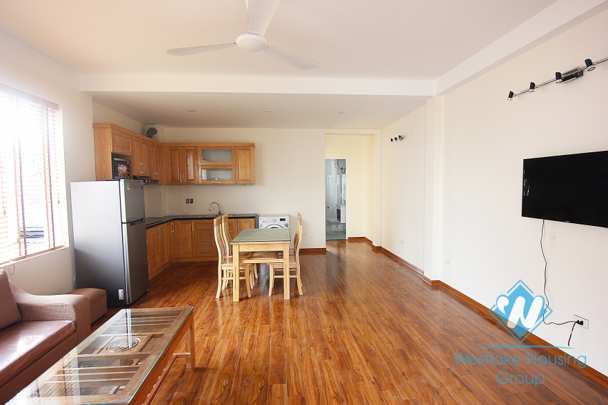Single apartment with lots of space and light available for rent in Tay Ho