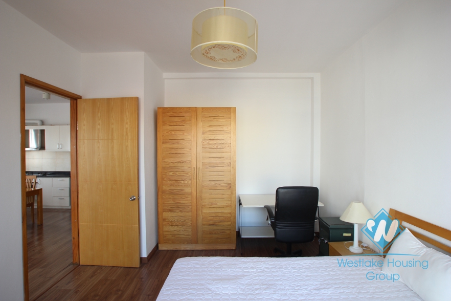 Bright 2 bedroom with spacious balcony for rent in Linh Lang street, Ba Dinh district, Hanoi