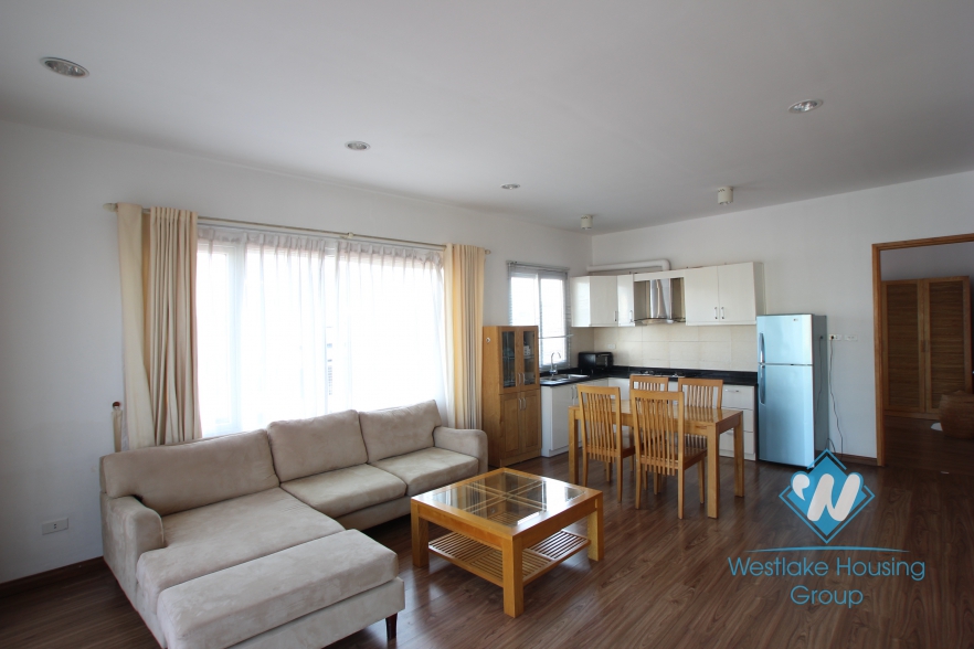 Bright 2 bedroom with spacious balcony for rent in Linh Lang street, Ba Dinh district, Hanoi