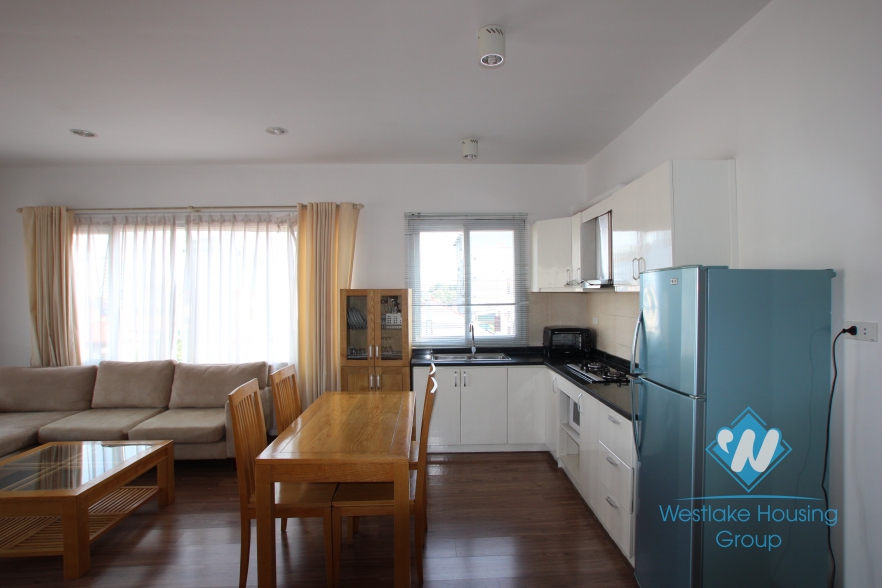 Bright 2 bedroom with spacious balcony for rent in Linh Lang street, Ba Dinh district, Hanoi