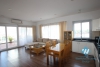 Bright 2 bedroom with spacious balcony for rent in Linh Lang street, Ba Dinh district, Hanoi