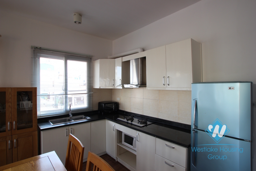 Bright 2 bedroom with spacious balcony for rent in Linh Lang street, Ba Dinh district, Hanoi