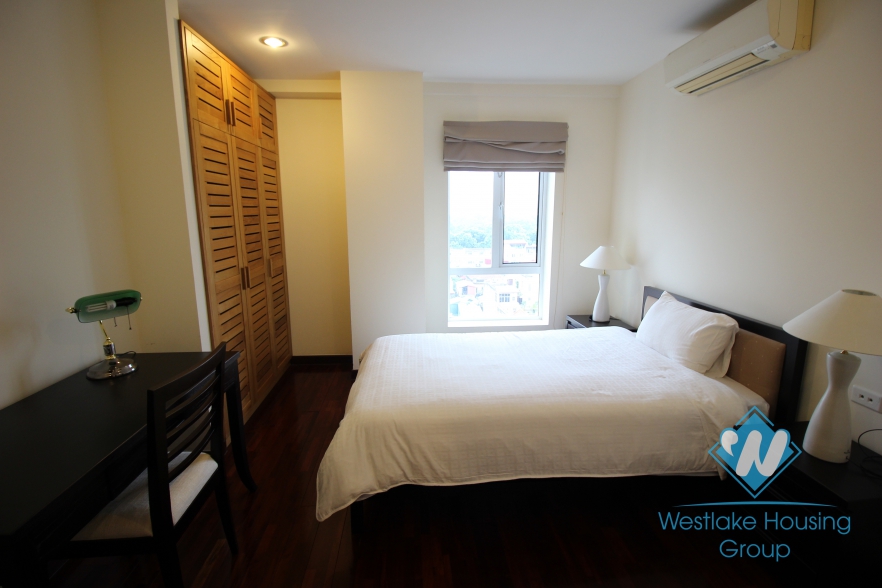 Two bedroom apartment for rent located in a service building in the center of Hoan Kiem district, Hanoi, Vietnam